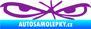 Samolepka Oči 002 pravá fialová