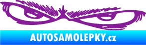 Samolepka Oči 005 levá fialová