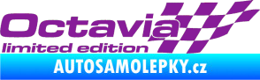 Samolepka Octavia limited edition pravá fialová