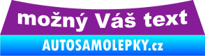 Samolepka Opel Astra G - zadní fialová