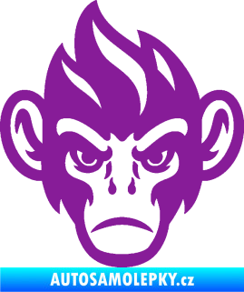Samolepka Opičák 002 levá fialová