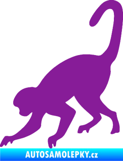 Samolepka Opice 002 levá fialová