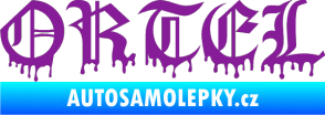 Samolepka Ortel fialová