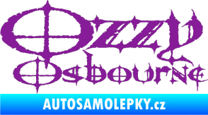 Samolepka Ozzy Osbourne 002 fialová