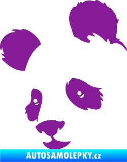 Samolepka Panda 004 levá fialová