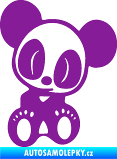 Samolepka Panda JDM pravá fialová