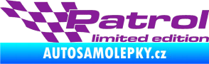 Samolepka Patrol limited edition levá fialová