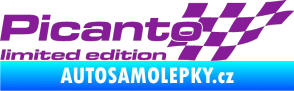 Samolepka Picanto limited edition pravá fialová