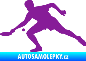 Samolepka Ping pong 001 levá fialová