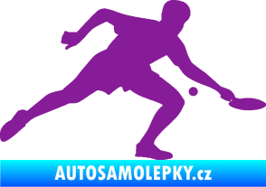 Samolepka Ping pong 001 pravá fialová