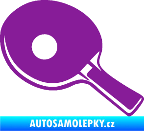 Samolepka Ping pong pálka levá fialová