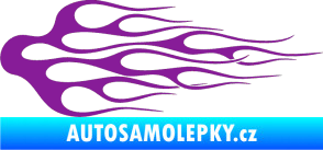 Samolepka Plameny 008 fialová