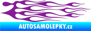 Samolepka Plameny 014 fialová