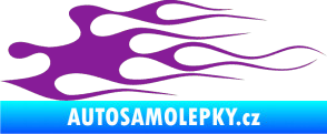 Samolepka Plameny 016 fialová