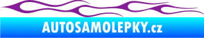 Samolepka Plameny 034 fialová