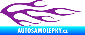 Samolepka Plameny 058 fialová