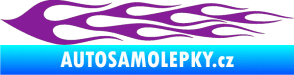 Samolepka Plameny 061 fialová