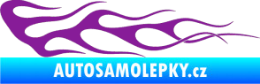 Samolepka Plameny 063 fialová