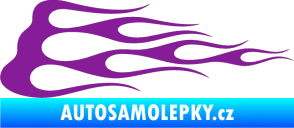 Samolepka Plameny 074 fialová