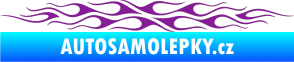 Samolepka Plameny 085 fialová