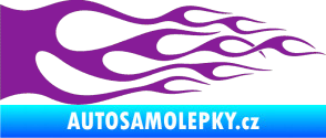 Samolepka Plameny 086 fialová