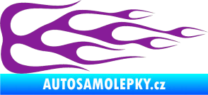Samolepka Plameny 089 fialová