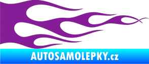Samolepka Plameny 090 fialová