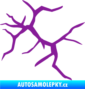 Samolepka Prasklina 007 fialová