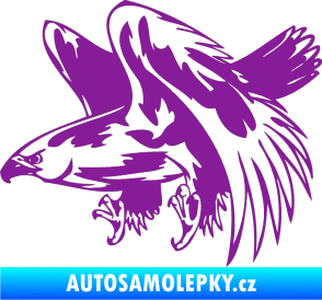 Samolepka Predators 034 levá fialová