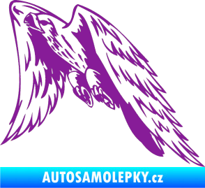 Samolepka Predators 090 levá sokol fialová
