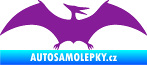 Samolepka Pterodactylus 001 pravá fialová