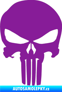 Samolepka Punisher 001 fialová