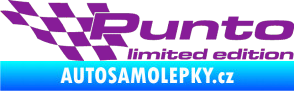 Samolepka Punto limited edition levá fialová