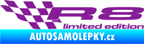 Samolepka R8 limited edition levá fialová