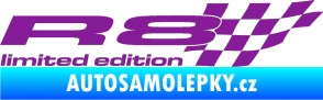 Samolepka R8 limited edition pravá fialová