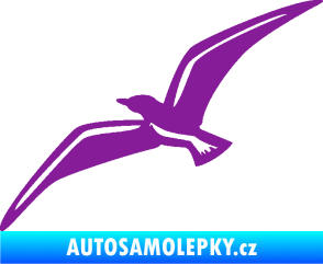 Samolepka Racek 001 levá fialová