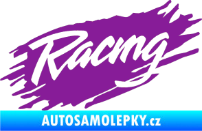 Samolepka Racing 002 fialová