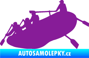 Samolepka Raft 001 levá fialová