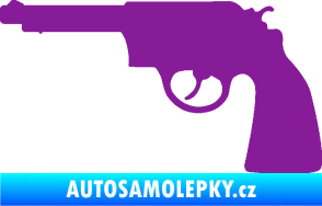 Samolepka Revolver 002 levá fialová