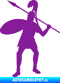 Samolepka Římský voják levá fialová