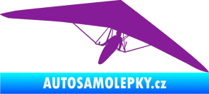 Samolepka Rogalo 001 pravá fialová