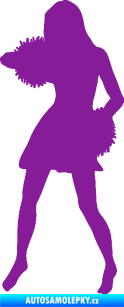 Samolepka Roztleskávačka 003 levá fialová