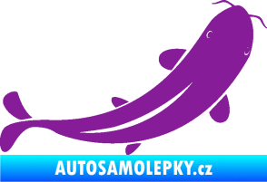 Samolepka Ryba 001 pravá fialová