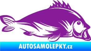 Samolepka Ryba 003 pravá fialová