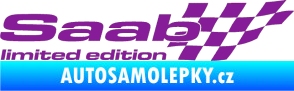 Samolepka Saab limited edition pravá fialová