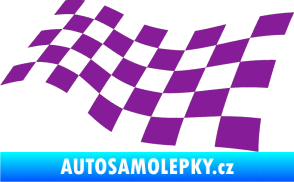 Samolepka Šachovnice 014 fialová