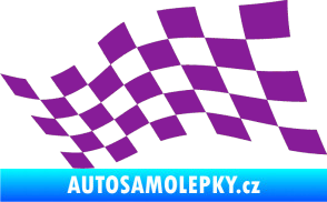 Samolepka Šachovnice 016 fialová