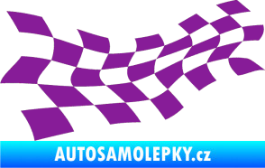 Samolepka Šachovnice 017 fialová