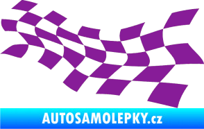 Samolepka Šachovnice 018 fialová