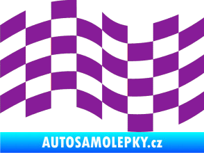 Samolepka Šachovnice 021 fialová